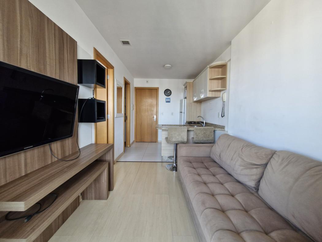 Studio mobiliado para loca��o no Centro ? 30� andar ? vista panor�mica ? 31,78m� privativos�